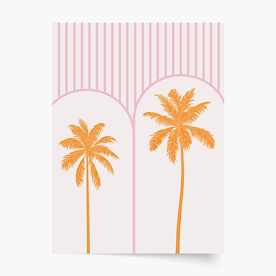 Plakat, Palm Trees, 20x30 cm