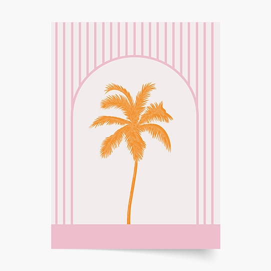 Plakat, Palm Tree, 20x30 cm