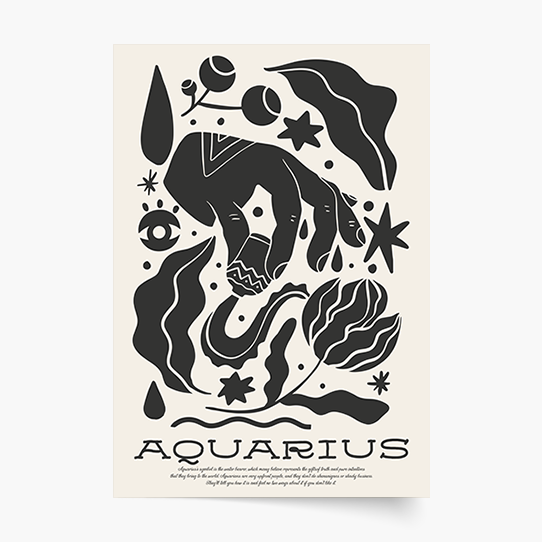 Plakat, Aquarius, 50x70 cm