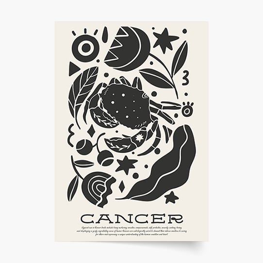 Plakat, Cancer, 50x70 cm