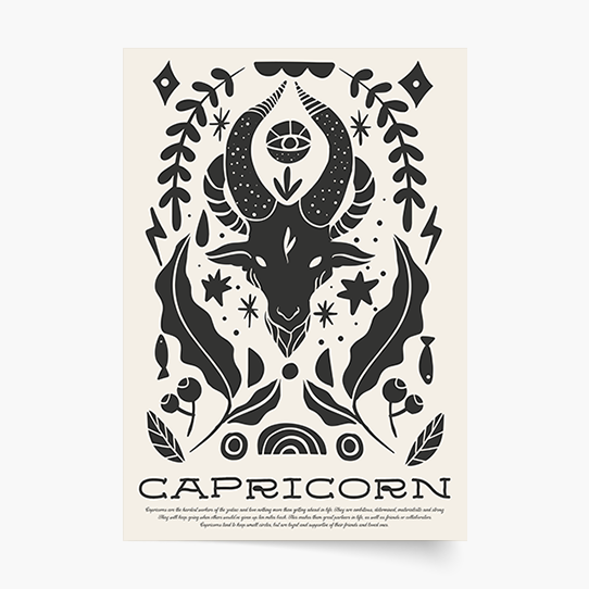 Plakat, Capricorn, 60x80 cm