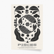 Plakat, Pisces, 20x30