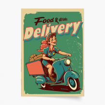 Plakat, Delivery, 20x30