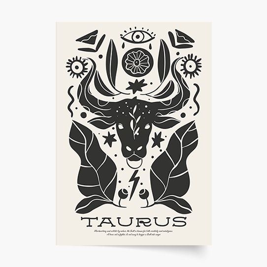 Plakat, Taurus, 20x30 cm