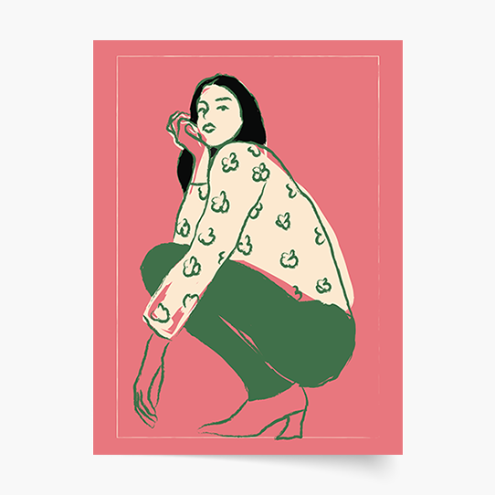 Plakat, Woman - Fashion III, 20x30 cm