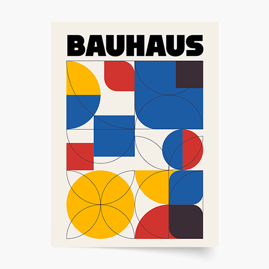 Plakat, Bauhaus III, 20x30 cm