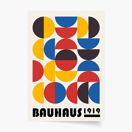 Plakat, Bauhaus IV, 20x30 cm
