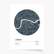 Plakat, Maps: London, 20x30