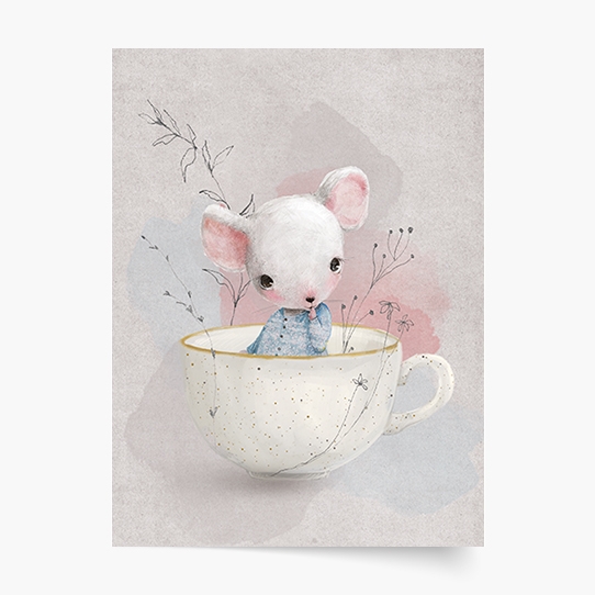Plakat, Kolekcja Myszki - Mała Myszka, 30x40 cm