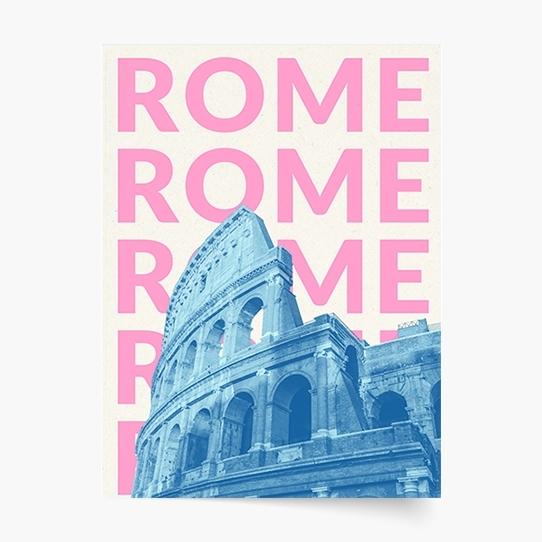Plakat, City: Rome, 20x30 cm