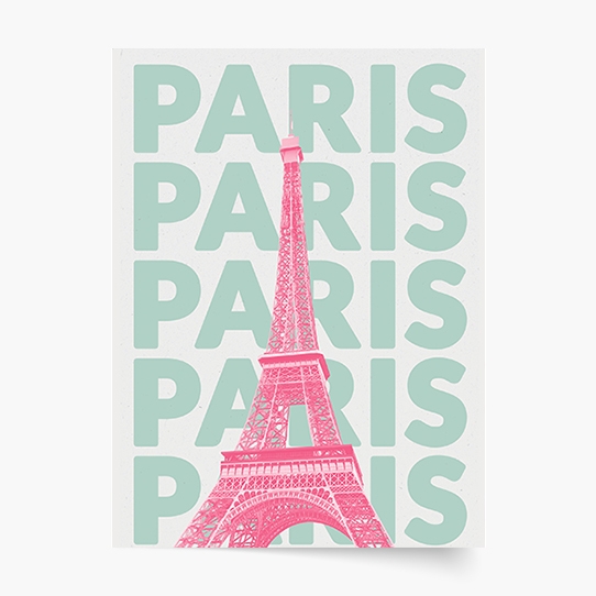 Plakat, City: Paris, 20x30 cm