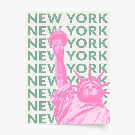 Plakat, City: New York, 20x30 cm