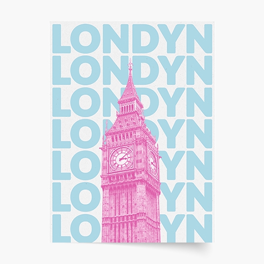 Plakat, City: Londyn, 20x30 cm