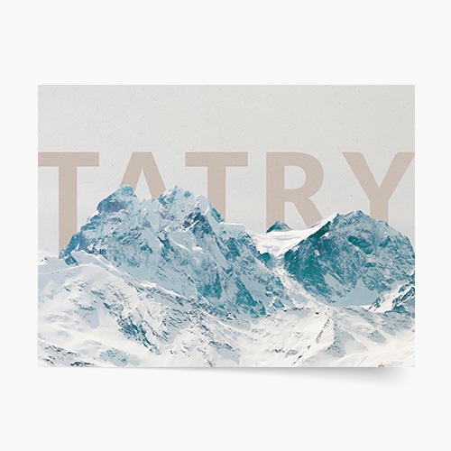 Plakat, Tatry, 30x20 cm