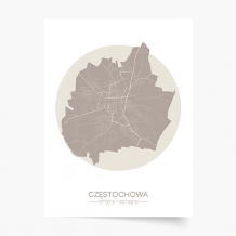 Plakat, Polskie miasta: Częstochowa, 20x30