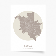 Plakat, Polskie miasta: Poznań, 20x30 cm