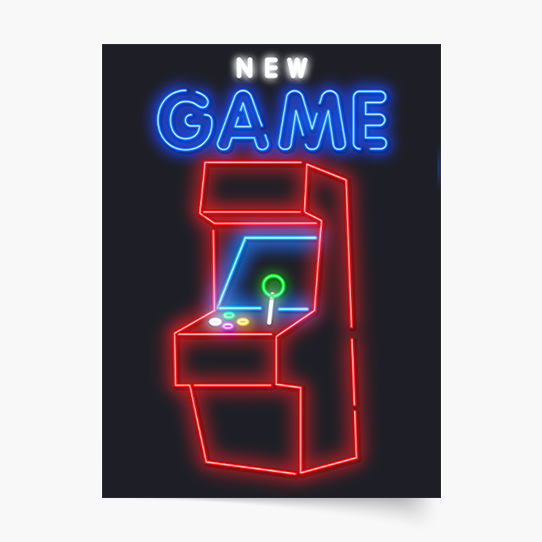 Plakat, Gaming: New Game, 20x30 cm