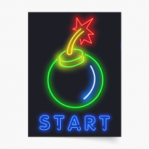 Plakat, Gaming: Start, 20x30