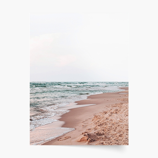 Plakat, Morze: Plaża 4, 20x30 cm