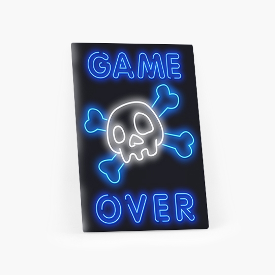Obraz, Gaming: Game Over II, 20x30 cm