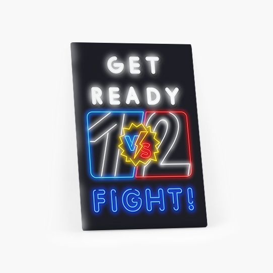 Obraz, Gaming: Get ready... fight!, 20x30 cm