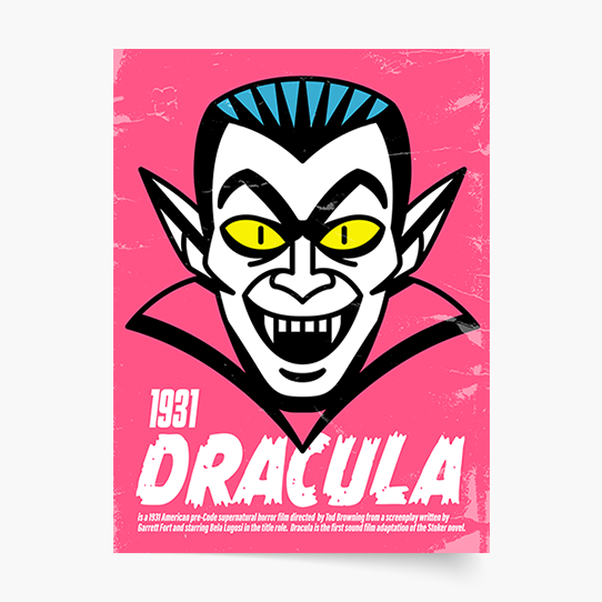 Plakat, Horror: Dracula, 20x30 cm