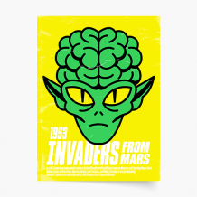 Plakat, Horror: Invaders from Mars, 20x30