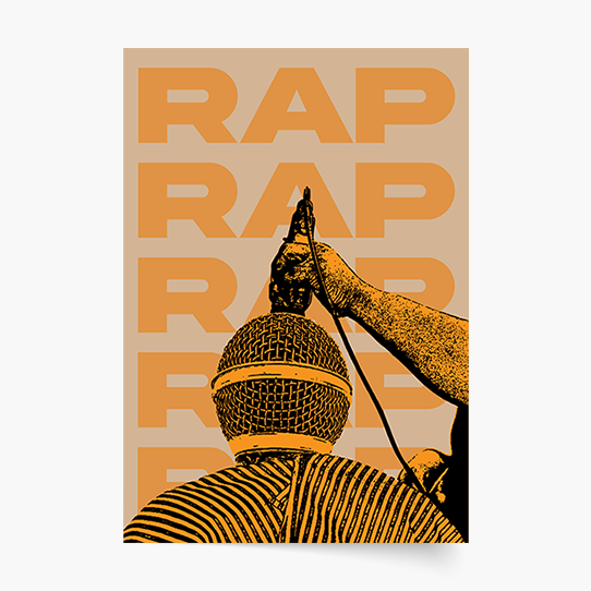 Plakat, Muzyka Rap, 20x30 cm
