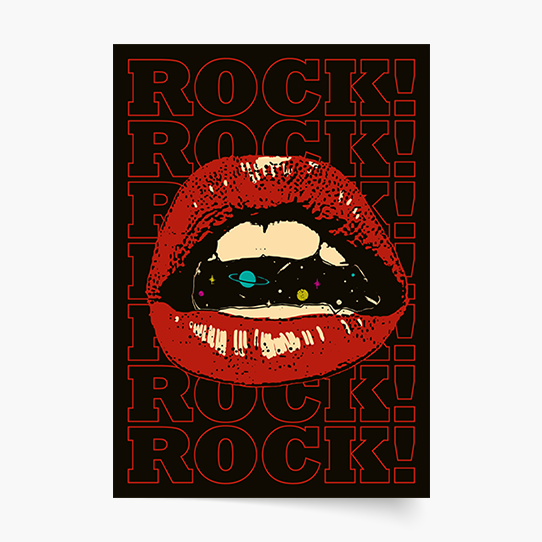 Plakat, Muzyka Rock, 20x30 cm