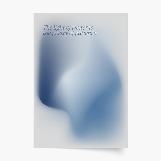 Plakat, Zima Light, 20x30 cm