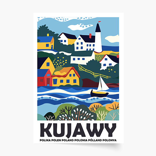 Plakat, Regiony: Kujawy, 20x30 cm