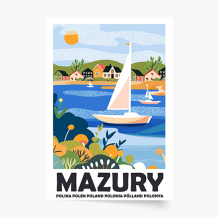 Plakat, Regiony: Mazury, 20x30