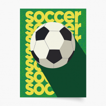 Plakat, Piłka nożna: Soccer, 20x30