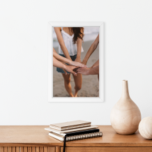 Plakat, Twój projekt z białą ramką, 20x30