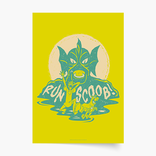 Plakat, Scooby Doo: Run, 20x30 cm