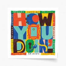 Plakat, Friends: How you doin, 30x30