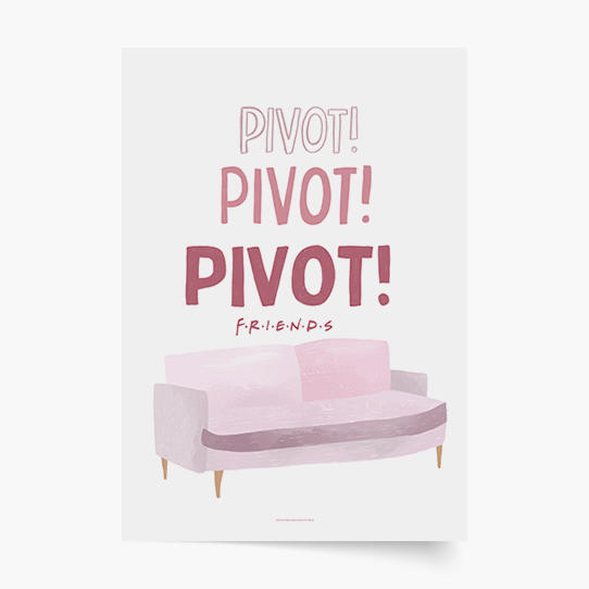 Plakat, Friends: Pivot, 20x30 cm