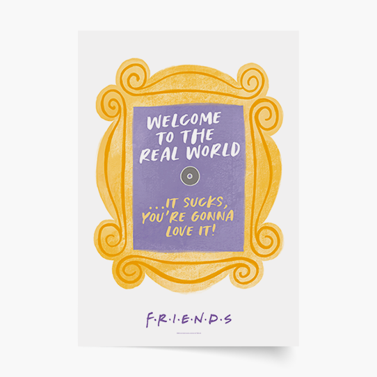 Plakat, Friends: Welcome, 20x30 cm