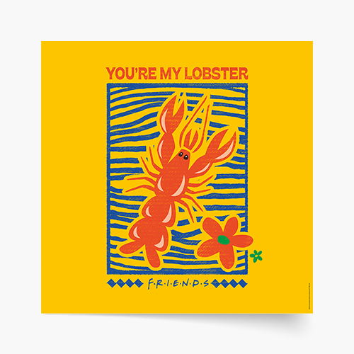 Plakat, Friends: Lobster, 30x30