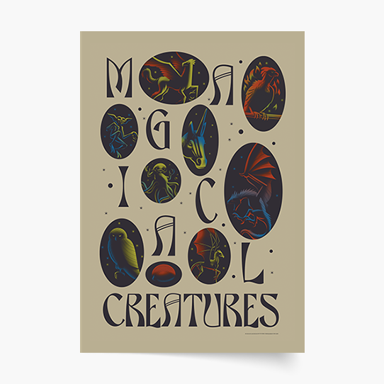 Plakat, Harry Potter: Magical Creatures, 20x30