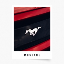 Plakat, Samochody: Mustang, 20x30 cm