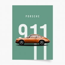 Plakat, Samochody: Porsche 3, 20x30