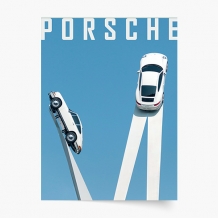 Plakat, Samochody: Porsche 4, 20x30