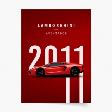 Plakat, Samochody: Lamborghini 3, 20x30