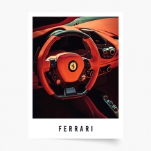 Plakat, Samochody: Ferrari, 20x30 cm