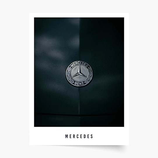 Plakat, Samochody: Mercedes, 20x30