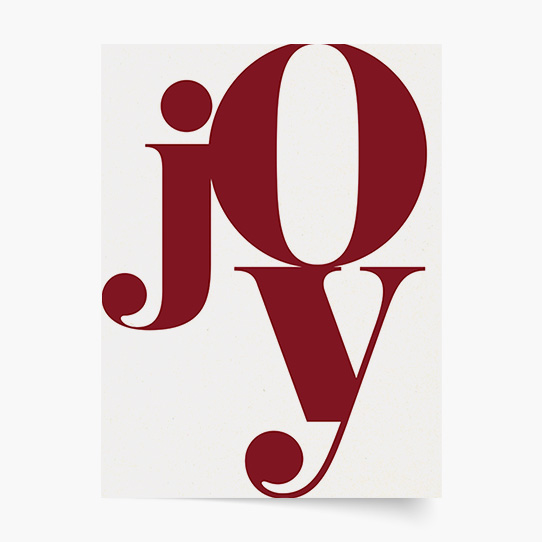 Plakat, Święta: Joy, 60x80