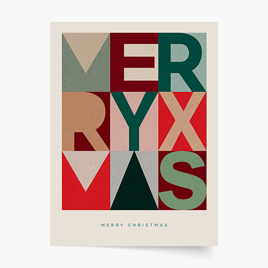 Plakat, Święta: Merry X-Mas 2, 50x70