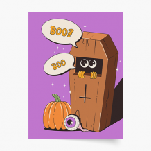 Plakat, Halloween: Boo, 20x30