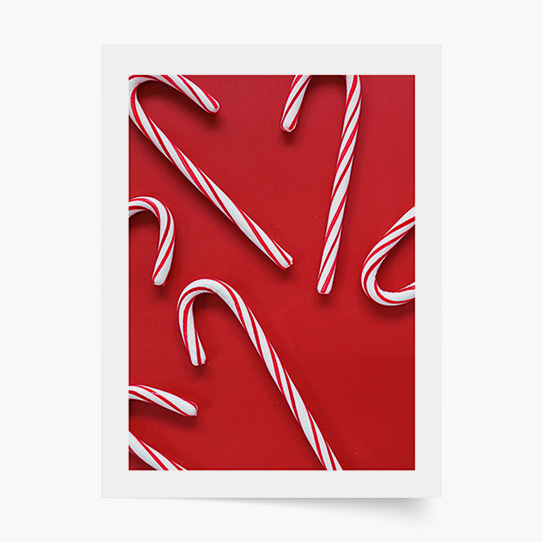 Plakat, Święta: Laski cukrowe, 30x40